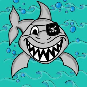 Sharky Painting