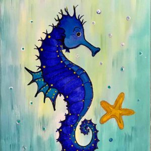 Seahorse Painting