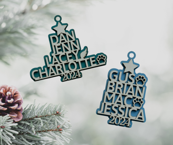 Personalized Family Tree Ornaments - Image 5