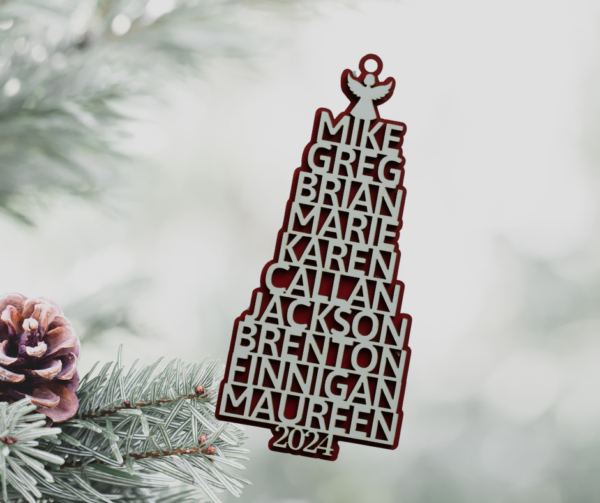 Personalized Family Tree Ornaments - Image 4