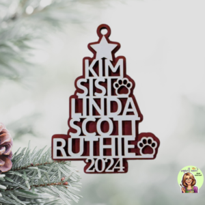 Personalized Family Tree Ornaments