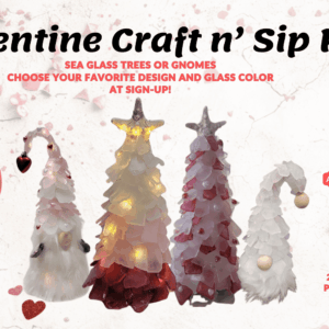 Valentine Sea Glass Tree Party