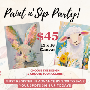 Paint n' Sip March 11th