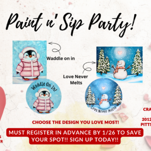 Valentine Paint n' Sip