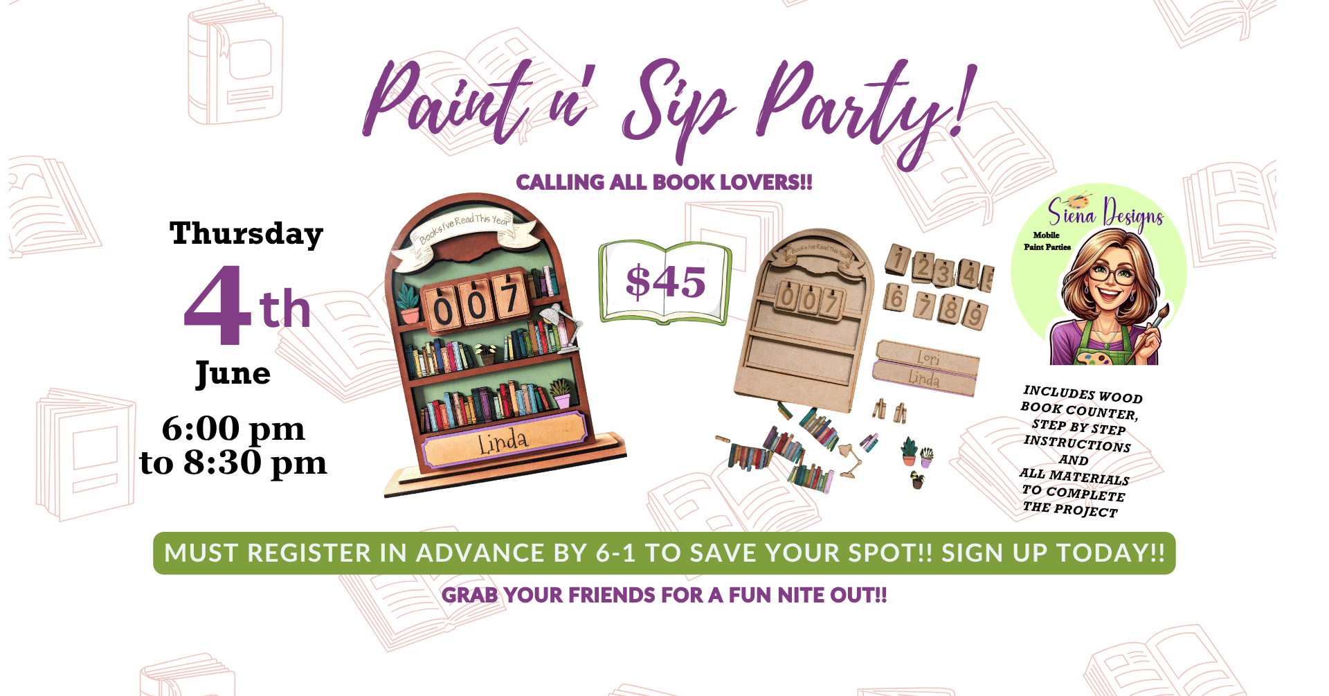Paint n Sip June 4th