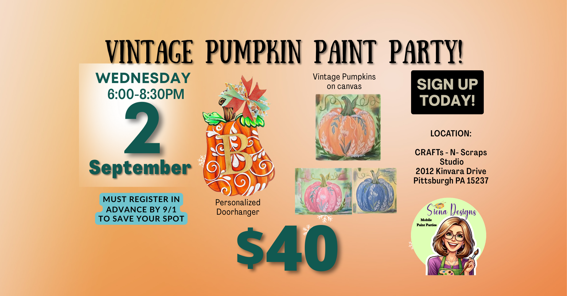 Paint n Sip September 2nd